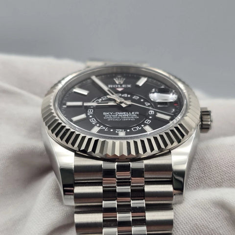 NEW 2026 Rolex Sky-Dweller 42mm Black Dial Jubilee Stainless Steel 336934