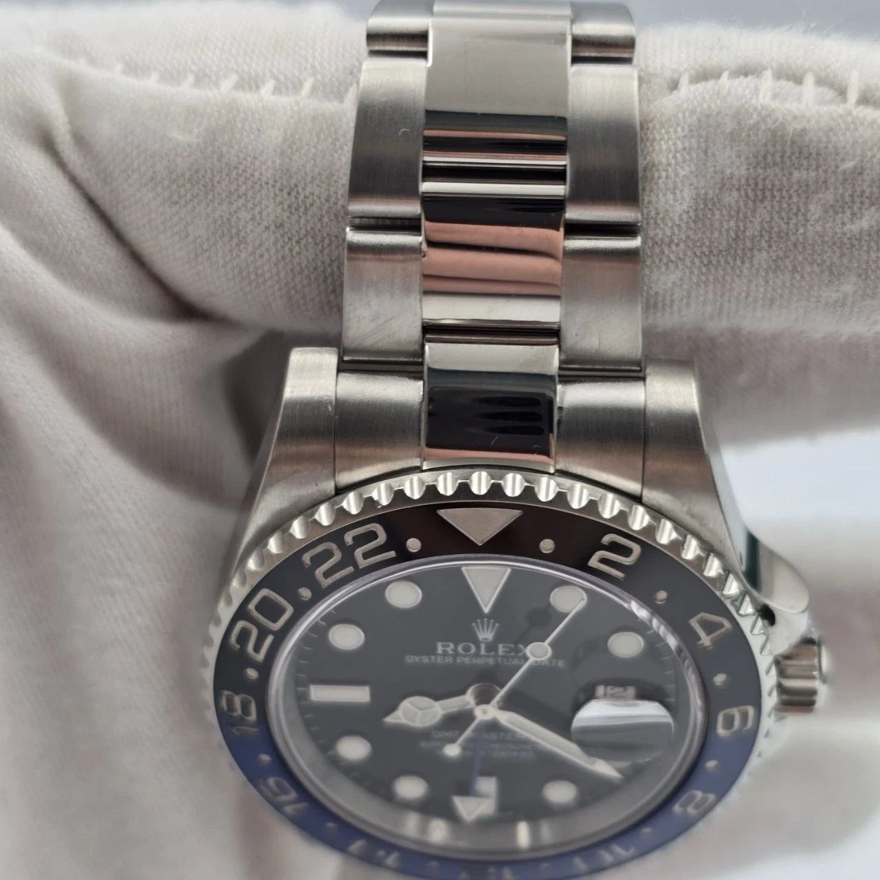 2014 PAPERS Rolex GMT Master II 116710BLNR Steel Ceramic Batman Watch BOX