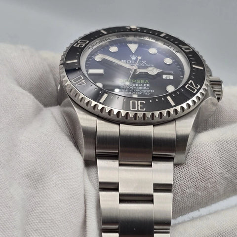 PAPERS 2015 Rolex Sea-Dweller Deepsea James Cameron Blue 116660 44mm Watch BOX