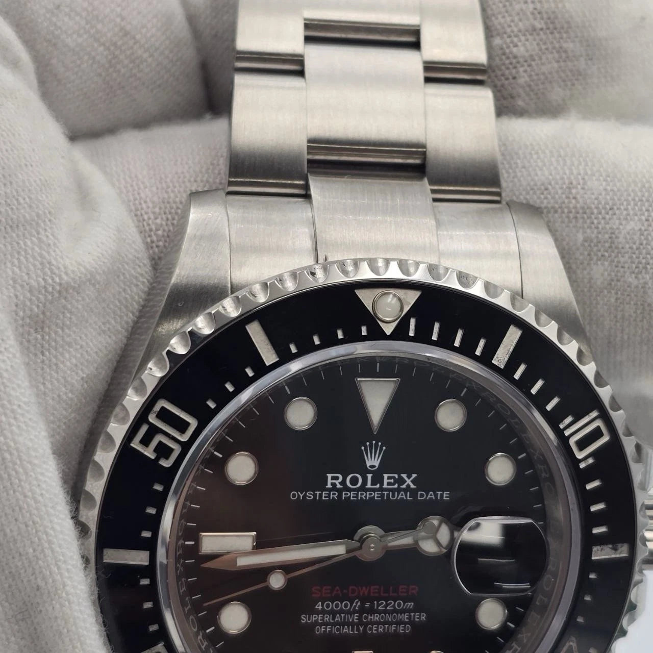 2020 PAPERS Rolex Sea-Dweller Black Red Letters Stainless Steel 43mm 126600 BOX