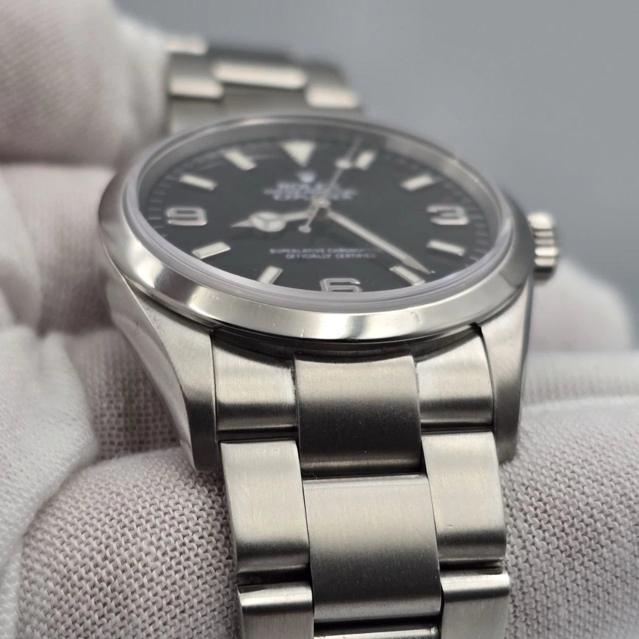 2005 Rolex Explorer I 114270 Men's Automatic 36mm Steel Black Dial Watch