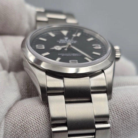 2005 Rolex Explorer I 114270 Men's Automatic 36mm Steel Black Dial Watch
