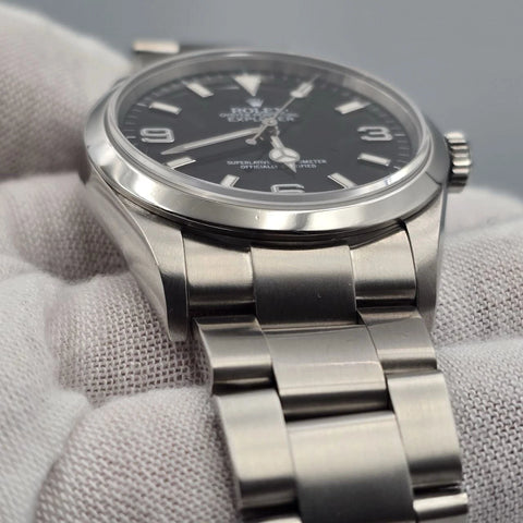 2001 Rolex Explorer I 114270 Men's Automatic 36mm Steel Black Dial Watch