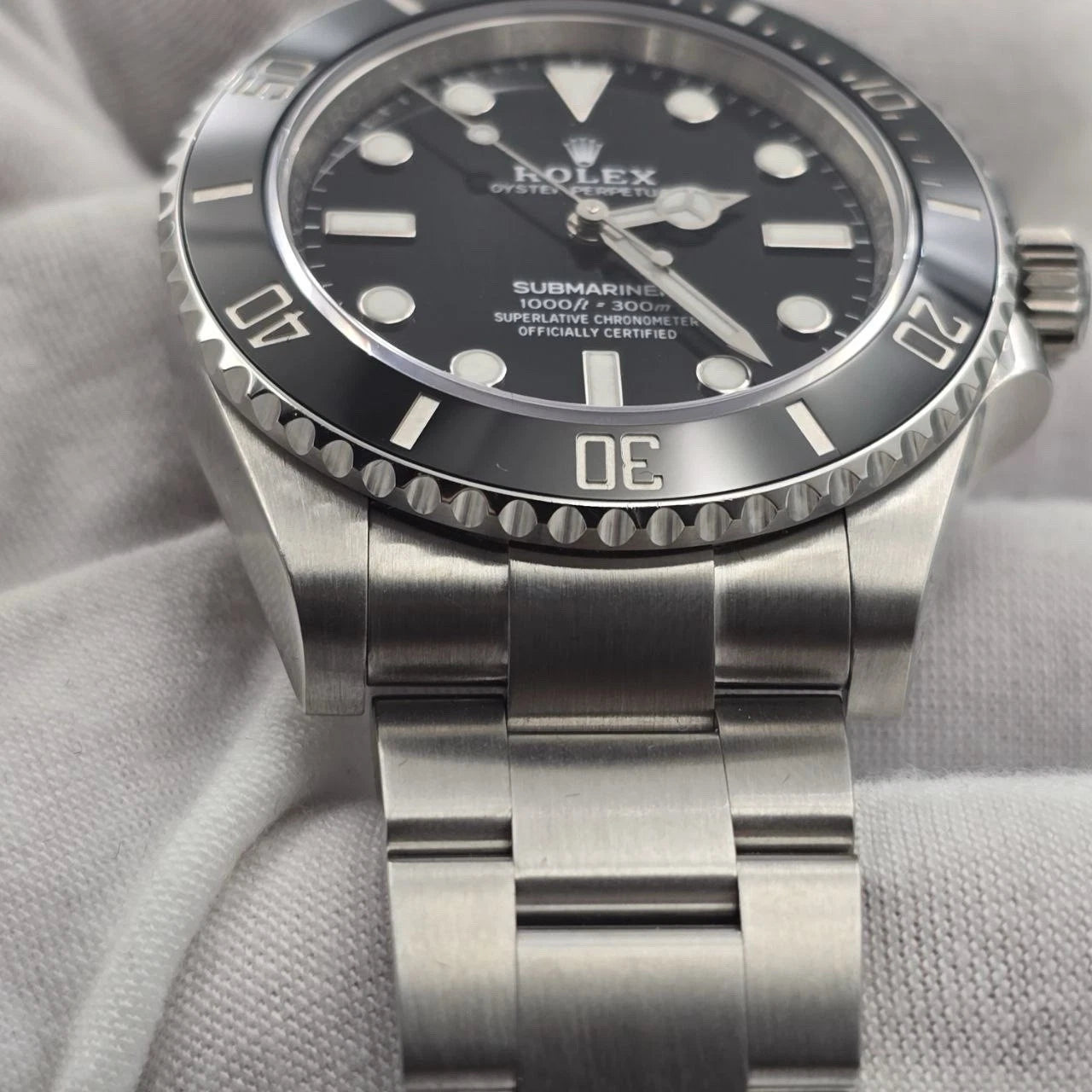 PAPERS 2023 MINT Rolex Submariner No Date Ceramic Steel 41mm 124060 BOX