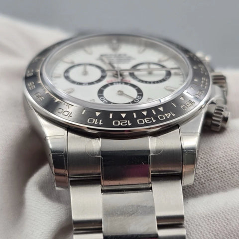NEW 2026 STICKERED Rolex Cosmograph Daytona 40mm 126500LN Steel White Panda Dial
