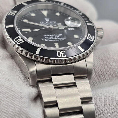 Rolex Submariner Date 16610 Black Dial Stainless Steel Oyster 40mm