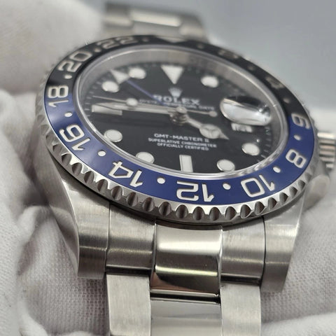 MINT 2019 PAPERS Rolex GMT Master II 116710BLNR Steel Ceramic Batman Watch BOX
