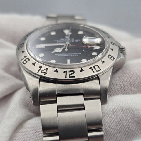 Rolex Explorer II 16570 Stainless Steel Black Dial Automatic 40mm Watch