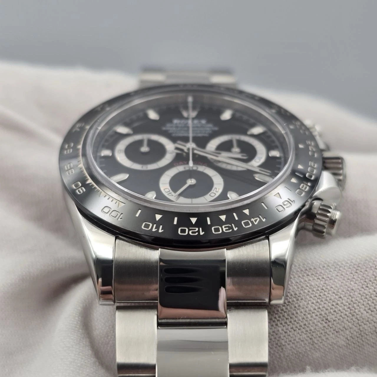 2023 PAPERS Rolex Daytona 116500LN Black Dial Ceramic 40mm Steel Watch BOX