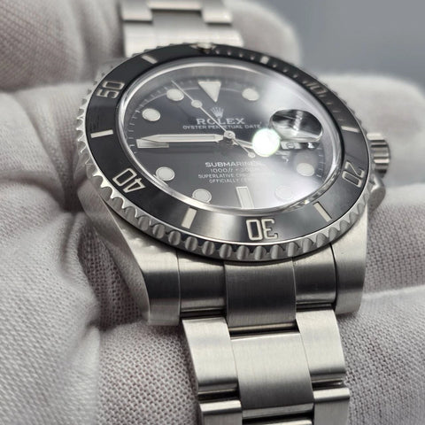 PAPERS 2017 Rolex Submariner Date 116610LN Steel Black Ceramic 40mm Watch BOX
