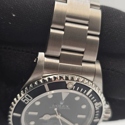 MINT 2012 Rolex Submariner No Date 14060M 4 Line REHAUT Black Dial 40mm Watch