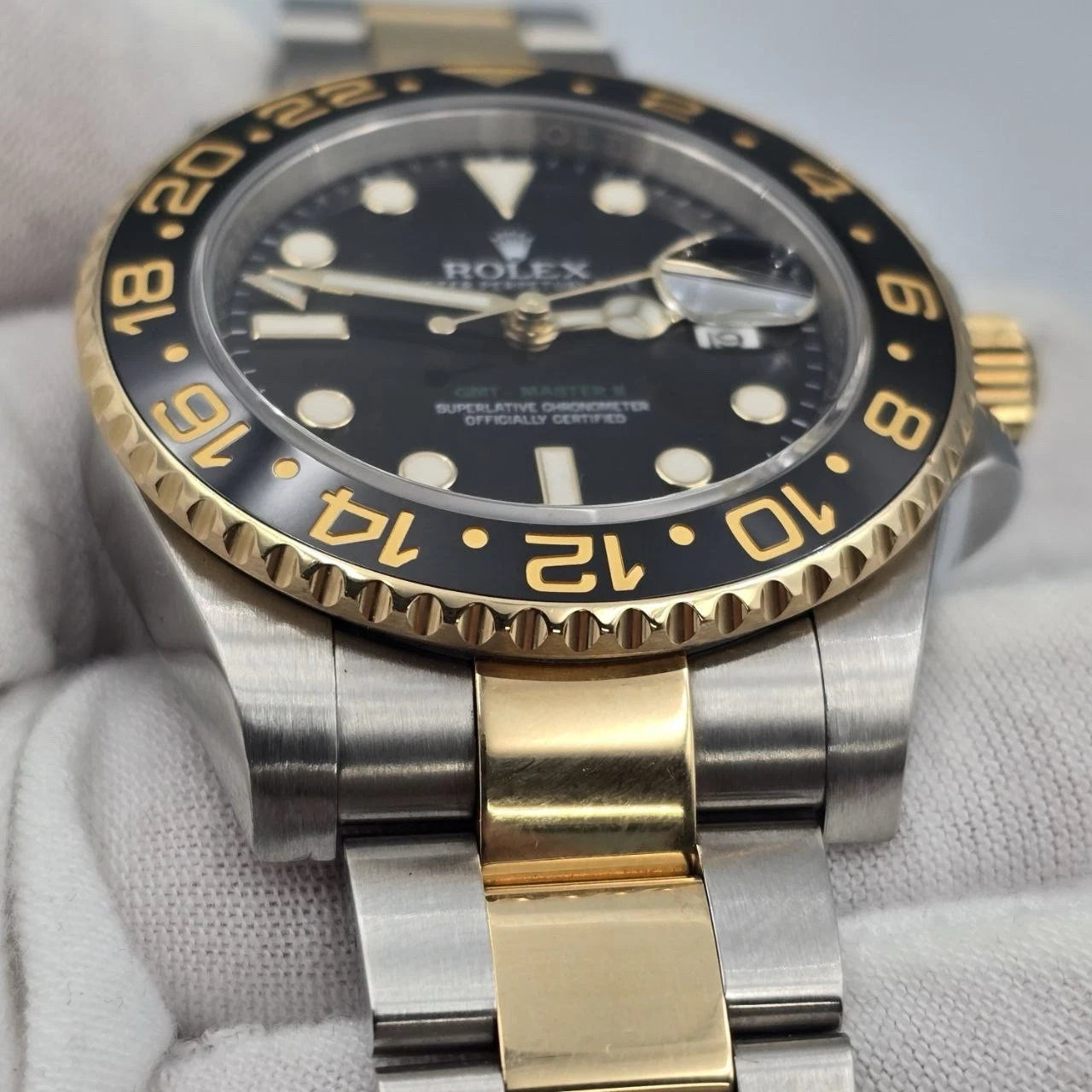 2016 PAPERS Rolex GMT-Master II 116713LN Ceramic Two Tone 40mm Watch BOX