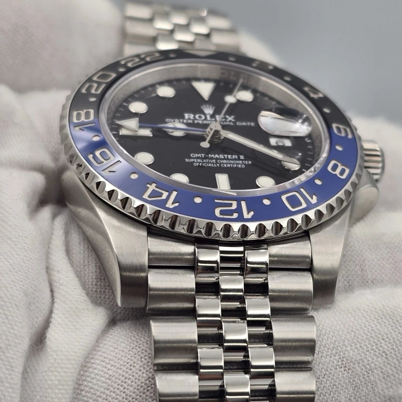 2022 PAPERS Rolex GMT-Master II 126710BLNR Batgirl Jubilee 40mm Watch BOX