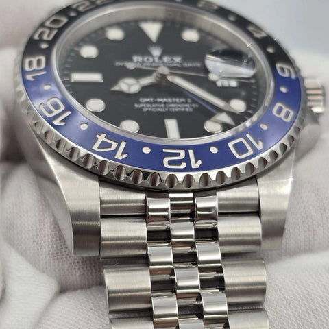 PAPERS MINT 2021 Rolex GMT-Master II 126710BLNR Batgirl Jubilee 40mm Watch BOX