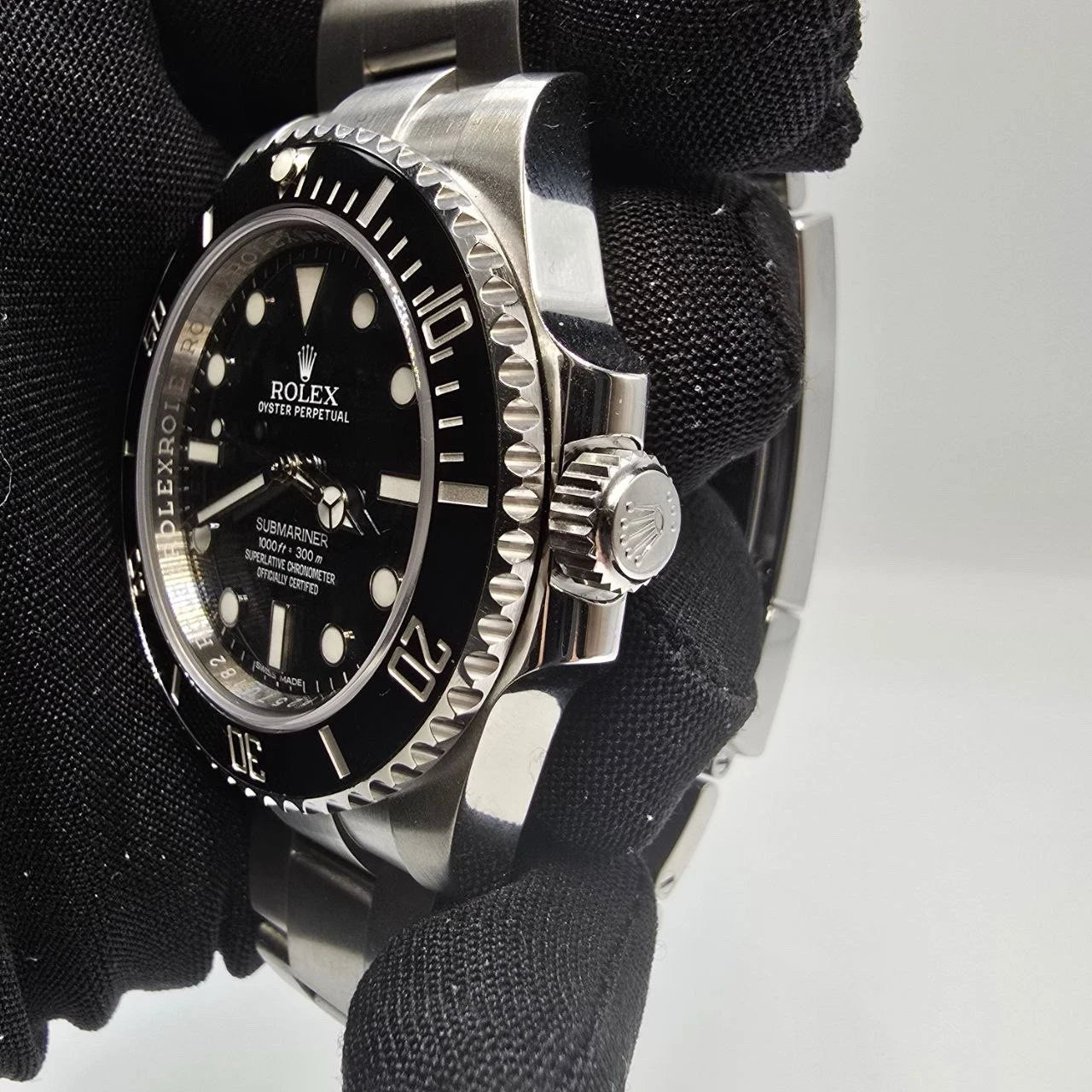 PAPERS 2017 Rolex Submariner 114060 No-Date 40mm Steel Black Ceramic Bezel BOX