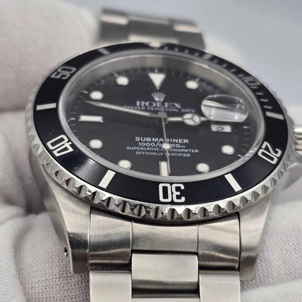 Rolex Submariner Date 16610 Black Dial Stainless Steel Oyster 40mm