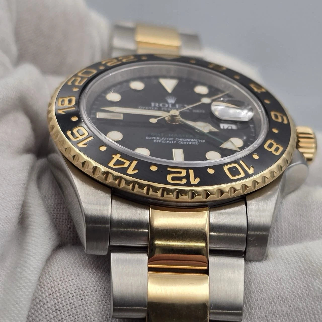 2010 PAPERS Rolex GMT-Master II 116713LN Ceramic Two Tone 40mm Watch BOX