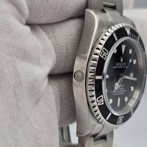 MINT 2009 Rolex Sea-Dweller 16600 Stainless Steel Black Dial 40MM Watch