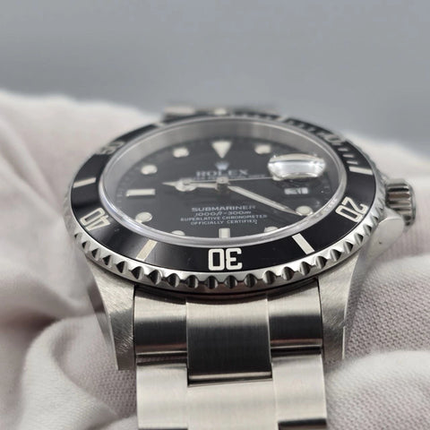 2005 Rolex Submariner Date 16610 Black Dial Stainless Steel Oyster 40mm