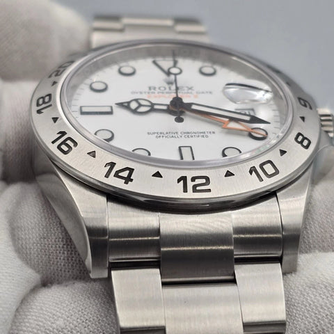 PAPERS 2023 Rolex Explorer II 42mm 226570 Stainless Steel White Polar Dial BOX