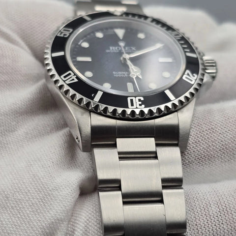 2006 MINT Rolex Submariner No-Date Black Stainless Steel 40mm 14060M