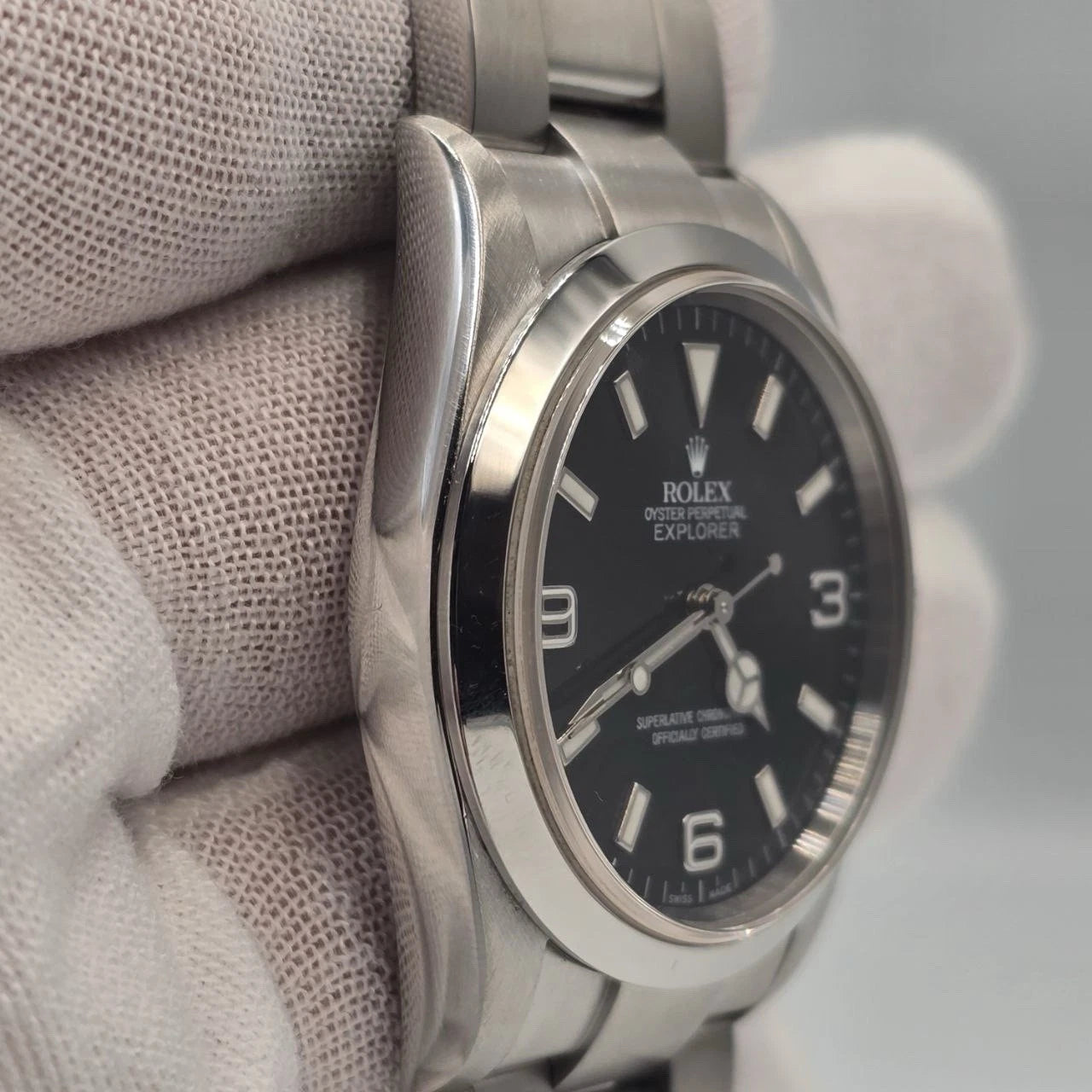 2006 Rolex Explorer I 114270 Men's Automatic 36mm Steel Black Dial Watch