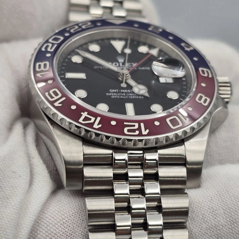 MINT PAPERS 2019 Rolex GMT Master Pepsi Red Blue Jubilee 126710BLRO Watch BOX