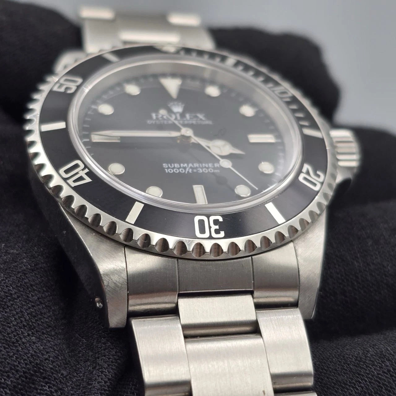 PAPERS Rolex Submariner No-Date Swiss Made Steel Oyster 40mm Watch 14060 + RSC