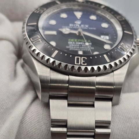 MINT Rolex Sea-Dweller Deepsea James Cameron Blue 126660 44mm Watch