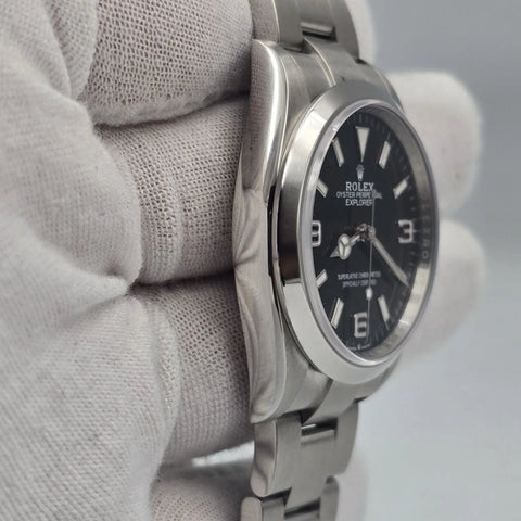 PAPERS MINT 2022 Explorer Black Dial Stainless Steel 36mm Watch 124270 BOX
