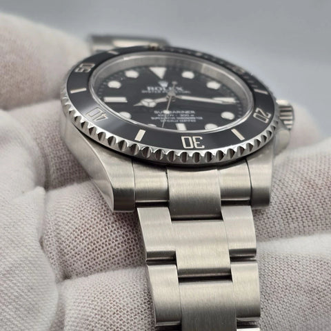 2016 PAPERS Rolex Submariner No-Date 114060 Black Ceramic 40mm Watch BOX