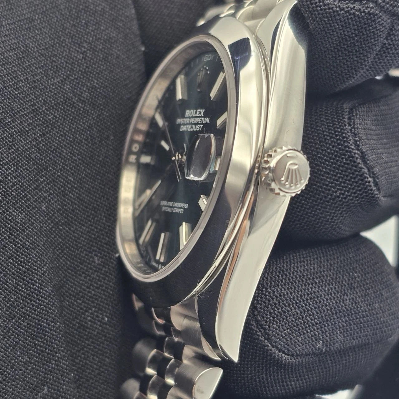 2023 Rolex Datejust 41mm Mint Green Dial Smooth Bezel Jubilee Watch 126300 B+P