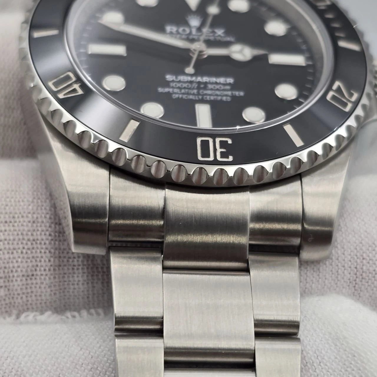 MINT 2019 PAPERS Rolex Submariner No-Date 114060 Black Ceramic 40mm Watch BOX