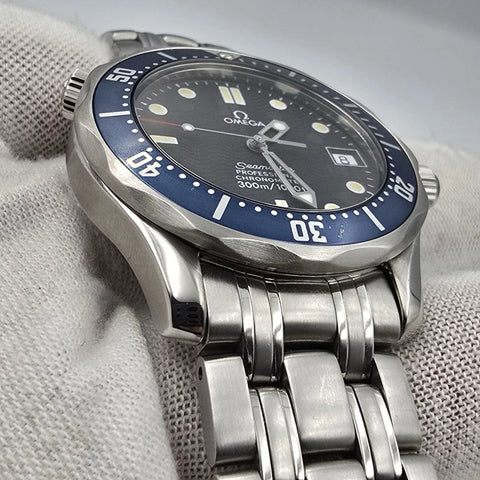Mens Omega Seamaster Professional Chronometer Blue Dial 36MM Watch 2551.80