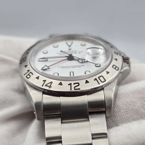 Rolex 16570 Explorer II Polar White Dial Stainless Steel 40mm Watch