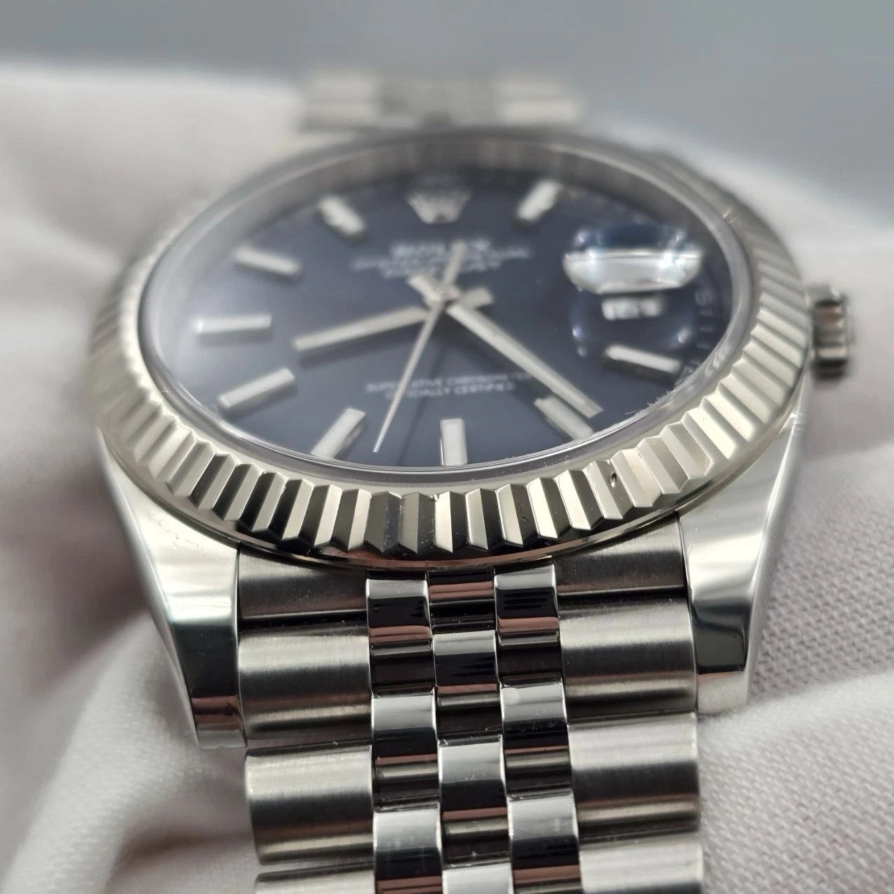 2023 PAPERS Rolex Datejust 41mm 126334 Stainless Steel Jubilee Blue Dial BOX