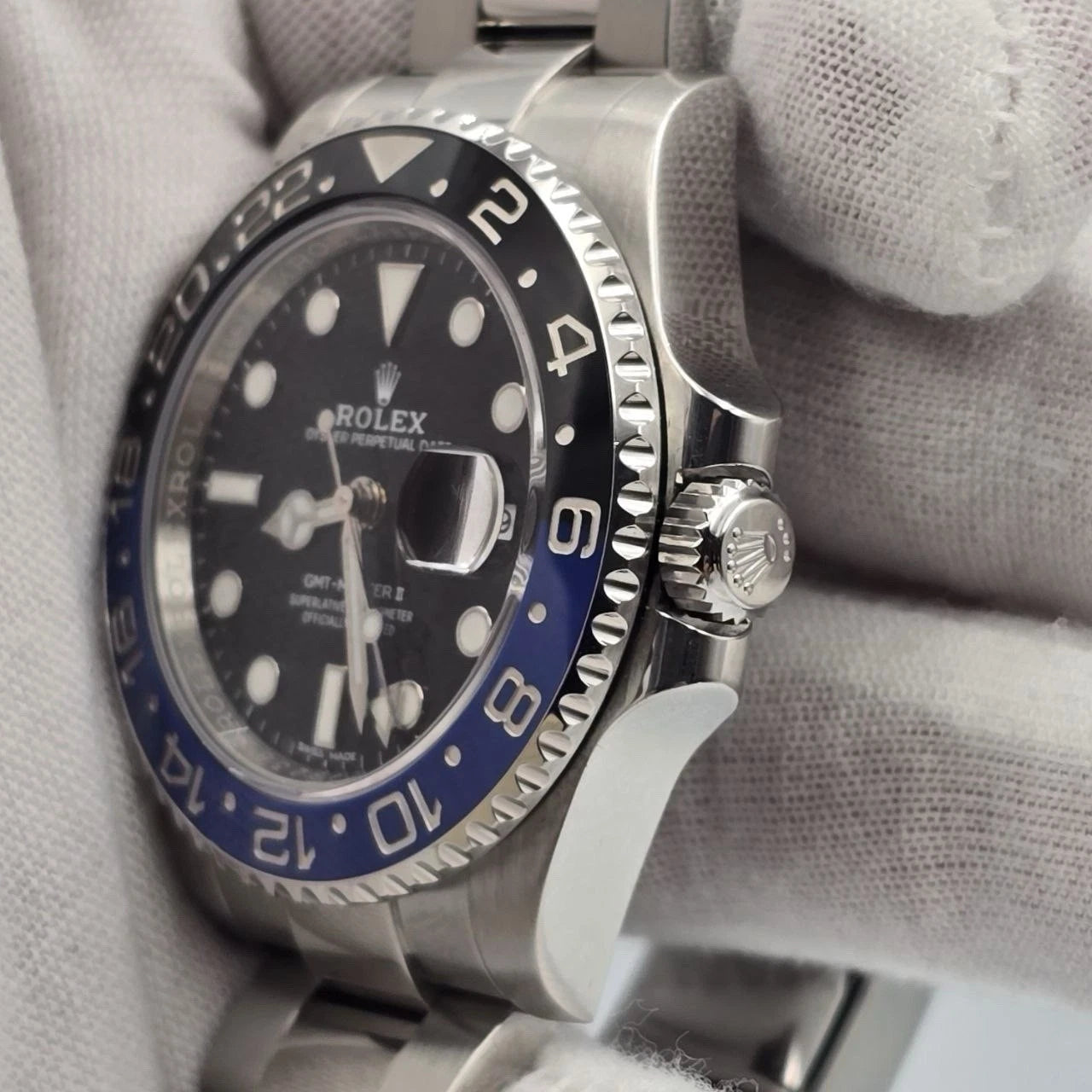 MINT 2016 PAPERS Rolex GMT Master II 116710BLNR Steel Ceramic Batman Watch BOX
