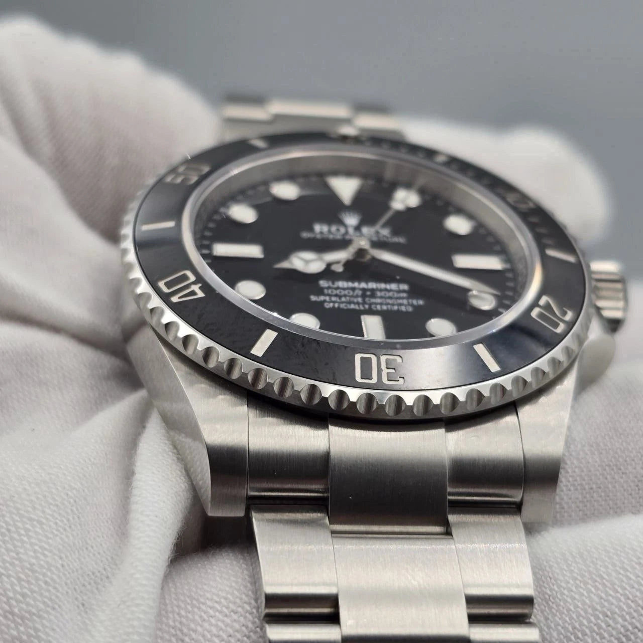 PAPERS 2024 MINT Rolex Submariner No Date Ceramic Steel 41mm 124060 BOX