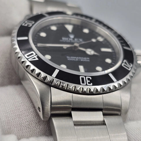 MINT Rolex Submariner No Date 14060M 2 Liner Black Dial 40mm Watch