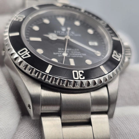 Rolex Sea-Dweller 16660 Triple Six Black Dial Steel Oyster 40mm Watch
