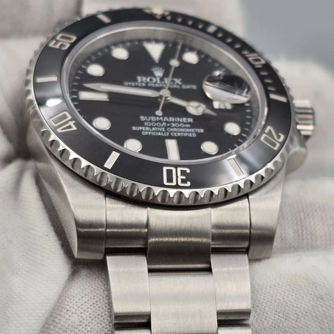 2017 PAPERS Rolex Submariner Date 116610LN Steel Black Ceramic 40mm Watch BOX