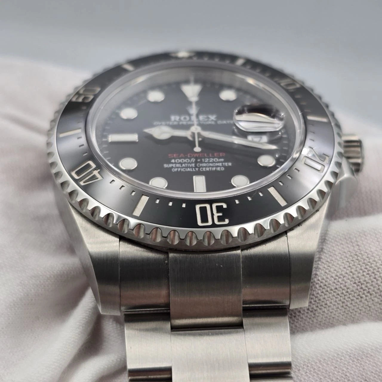 2019 PAPERS Rolex Sea-Dweller Black Red Letters Stainless Steel 43mm 126600 BOX