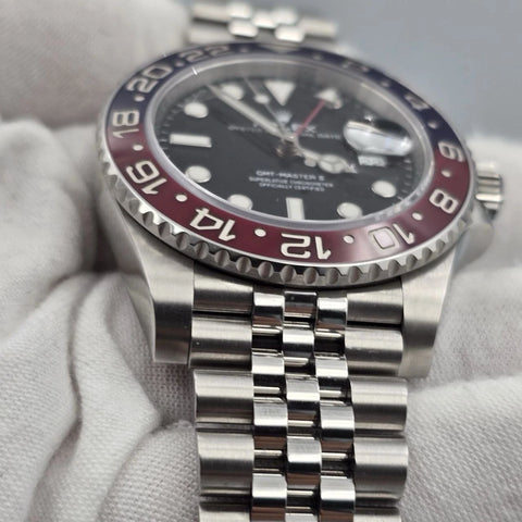 MINT PAPERS 2020 Rolex GMT Master Pepsi Red Blue Jubilee 126710BLRO Watch BOX