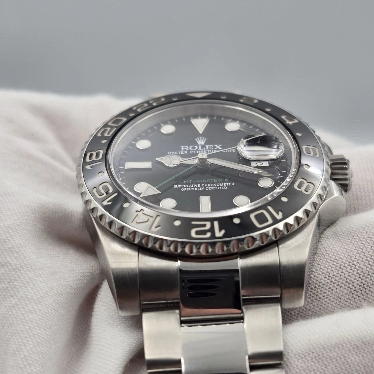 2015 Rolex GMT Master II 116710LN Stainless Steel Ceramic Black 40mm Watch