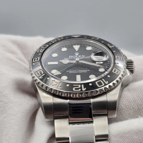 2015 Rolex GMT Master II 116710LN Stainless Steel Ceramic Black 40mm Watch