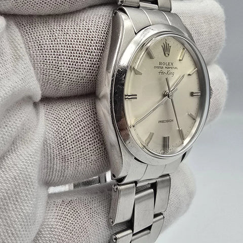 Rolex Air King Precision 5500 Steel Oyster Automatic 34mm Watch