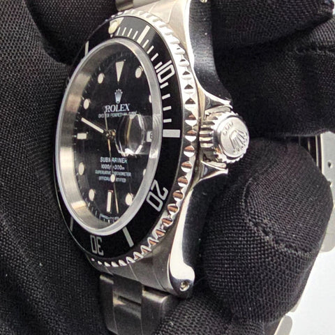 2022 RSC Rolex Submariner Date 40mm Black Dial Steel Oyster Watch 16610