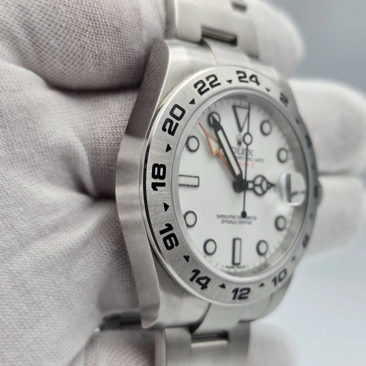 PAPERS 2019 Rolex Explorer II Steel White 42mm Men’s Watch 216570 BOX