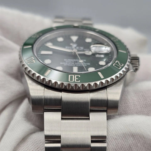 2013 PAPERS Rolex Submariner Hulk 116610LV Green 40mm Ceramic Watch BOX