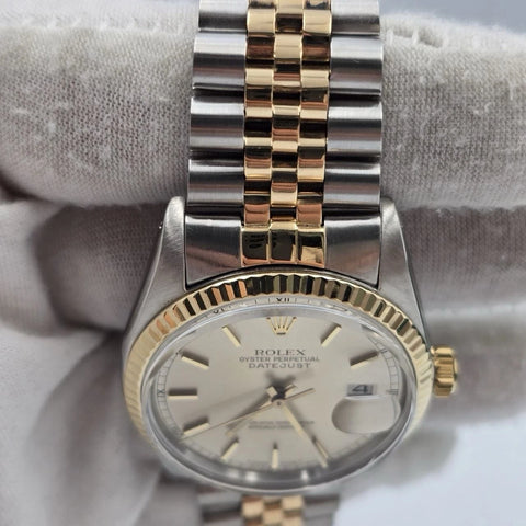 Rolex Datejust 16013 Silver Dial Two-Tone